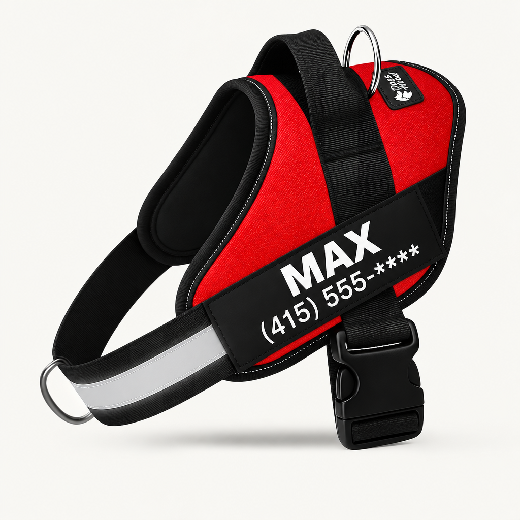 PawForge Powerharness in Red