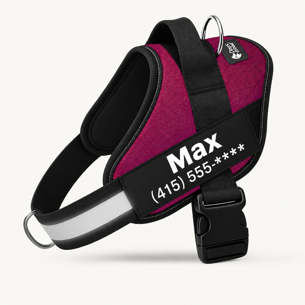 PawForge Powerharness in Rose Red