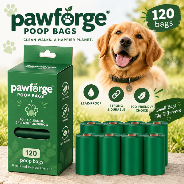 PawForge Poop Bags (120 Bags)